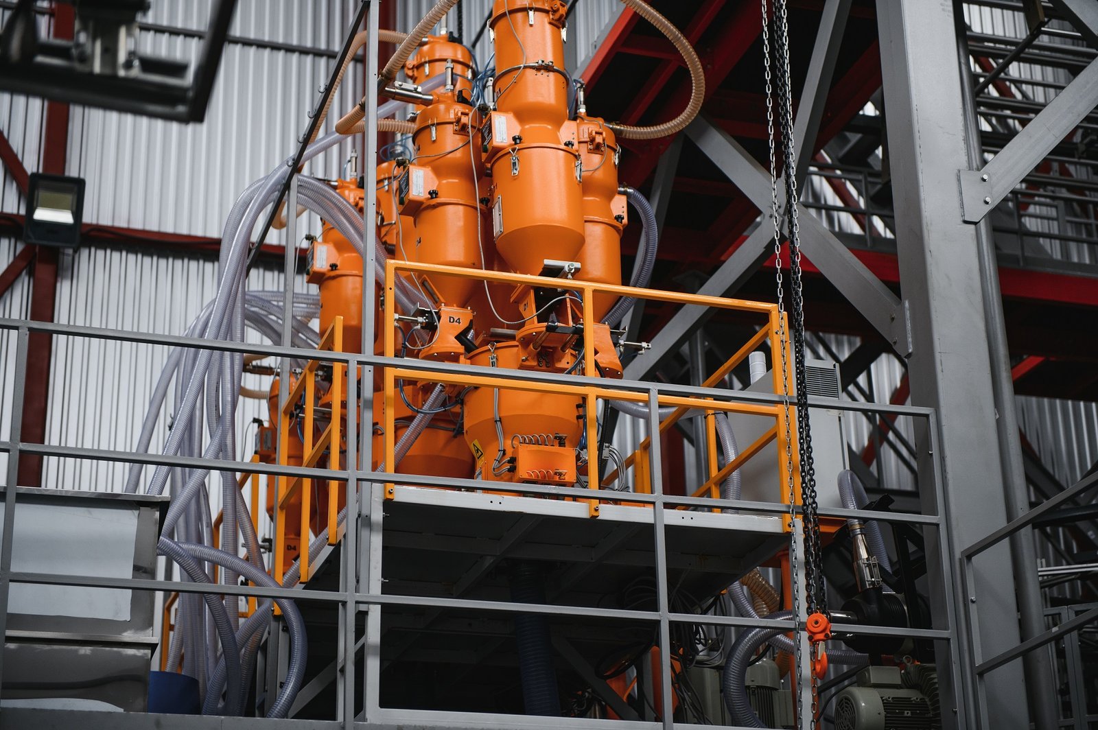 Equipment for oilcloth production. equipment at the factory.